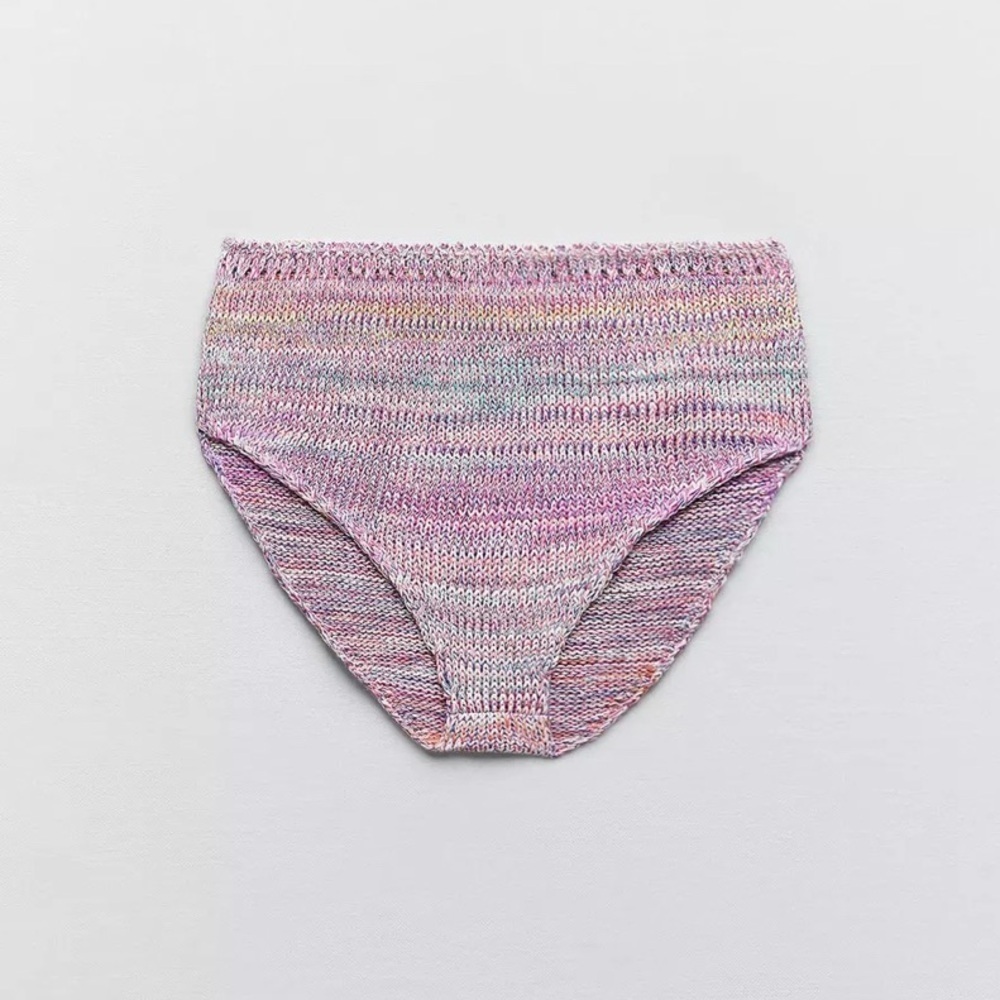 NWT Zara Women’s Multicolored Knit Bottoms Limited Edition Sz XS-S